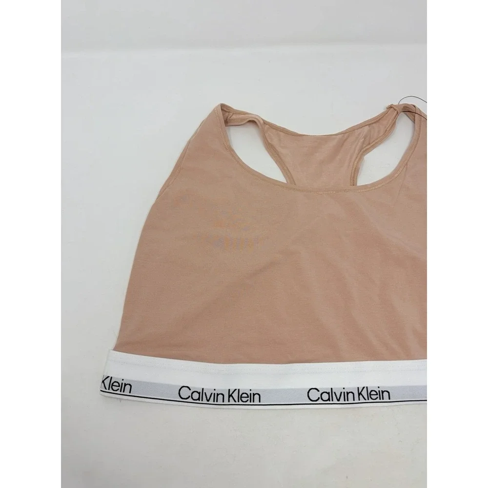 Calvin Klein Womens Plus Size 3X Modern Naturals Unlined Bralette QF7045 668